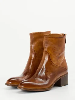 – Stiefeletten aus Büffelleder cognac*Lemargo Clearance