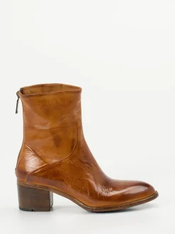 – Stiefeletten aus Büffelleder cognac*Lemargo Clearance
