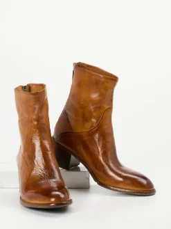 – Stiefeletten aus Büffelleder cognac*Lemargo Clearance