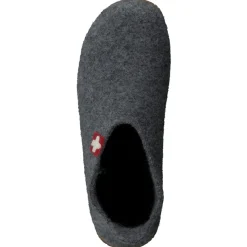 – Filzpantoffeln aus Wolle mittelgrau*Living Kitzbühel New