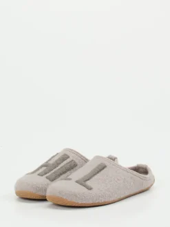 – Filzpantoffeln aus Wolle hellgrau*Living Kitzbühel Outlet