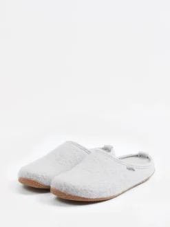 – Filzpantoffeln aus Wolle hell*Living Kitzbühel Sale