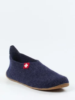 – Filzpantoffel aus Wollfilz Dunkel*Living Kitzbühel Best