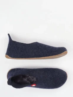 – Filzpantoffel aus Wollfilz Dunkel*Living Kitzbühel Best