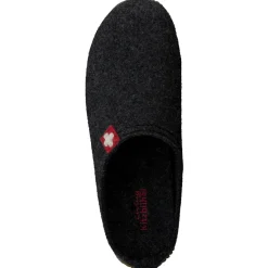 – Filzpantoffeln aus Wolle anthrazit*Living Kitzbühel