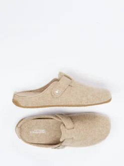 Damen Living Kitzbühel – Hausschuhe aus Wollfilz beige