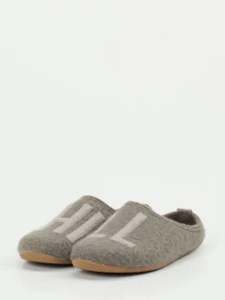 – Hausschuhe aus Wollfilz mittelgrau*Living Kitzbühel Sale