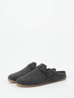 Herren Living Kitzbühel – Pantoffel aus Filz anthrazit