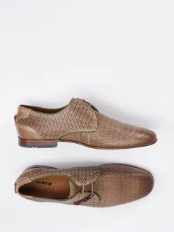 Herren Lloyd – Derby aus geprägtem Leder in Hell