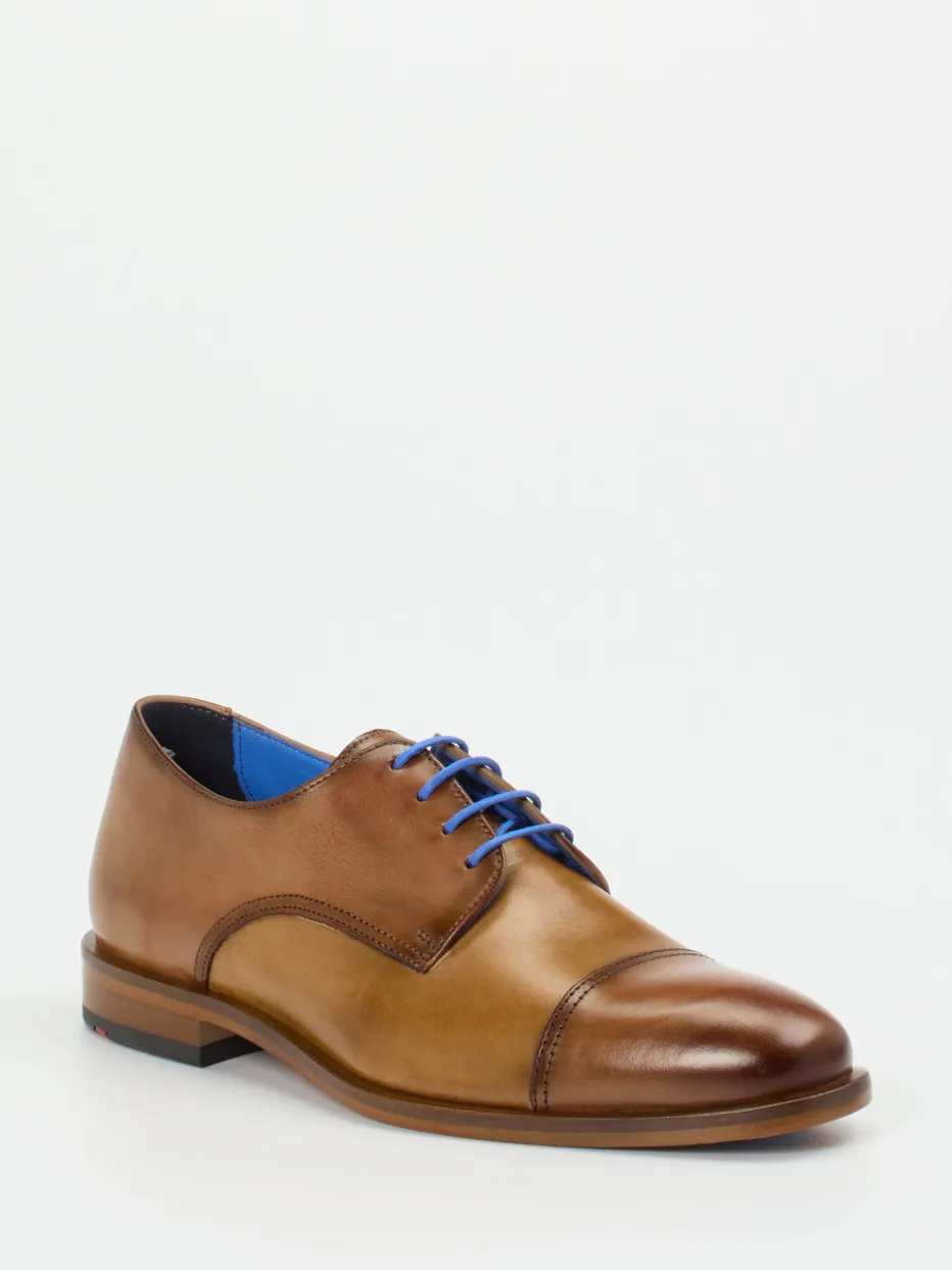 Herren Lloyd – Derby-Schnürschuh aus Kalbleder cognac