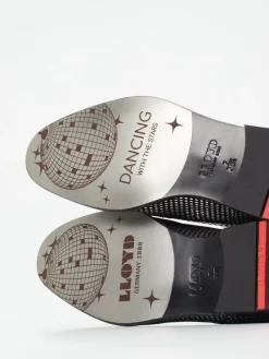 – Derby-Schnürschuh aus Metallicleder Schwarz*Lloyd Online