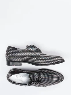 – Derby-Schnürschuh aus Metallicleder Schwarz*Lloyd Online