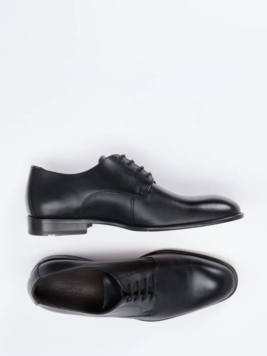 – Derby-Schnürschuh aus geprägtem Leder*Lloyd Sale