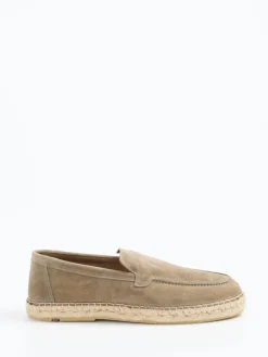 Herren Lloyd – Espadrille-Loafer aus Veloursleder sandbeige
