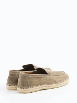 Herren Lloyd – Espadrille-Loafer aus Veloursleder sandbeige