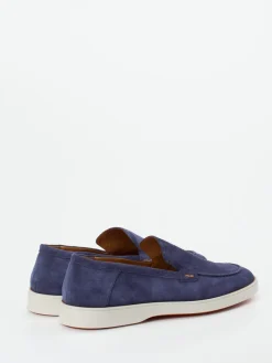 Herren Lloyd – Loafer aus Veloursleder in Nacht