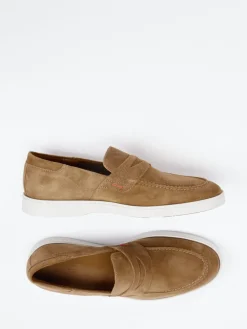 – Penny Loafer aus Veloursleder Camel*Lloyd Hot