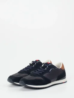 Herren Lloyd – Retro-Sneaker aus Leder und Mesh dunkel