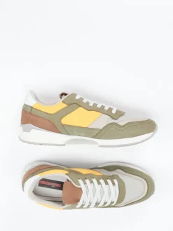 Herren Lloyd – Retro-Sneaker aus Veloursleder oliv