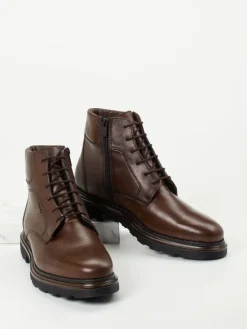 – Schnürboots aus Glattleder Dunkel*Lloyd Hot