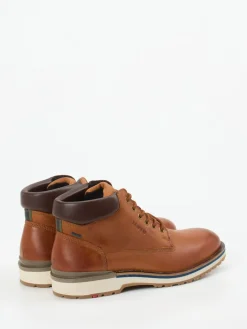 Herren Lloyd – Schnürboots aus Glattleder cognac