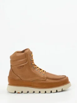 Herren Lloyd – Schnürboots aus Lammleder cognac