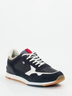 Herren Lloyd – Sneaker aus geprägtem Leder in Dunkel