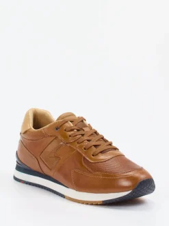 – Sneaker aus Glattleder in Cognac*Lloyd Outlet
