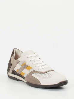 – Sneaker aus Kalbleder und Mesh Beige*Lloyd Online
