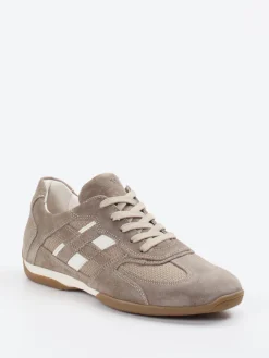 Herren Lloyd – Sneaker aus Veloursleder in Taupe