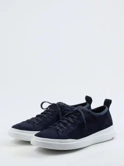 Herren Lloyd – Sneaker aus Ziegenveloursleder Dunkel