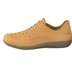 Damen LOINTS OF HOLLAND – Schnürschuhe aus Nubukleder senf