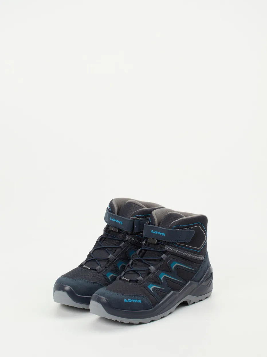 – Klettboots aus Veloursleder Dunkel*Lowa Hot