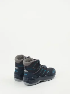 – Klettboots aus Veloursleder Dunkel*Lowa Hot