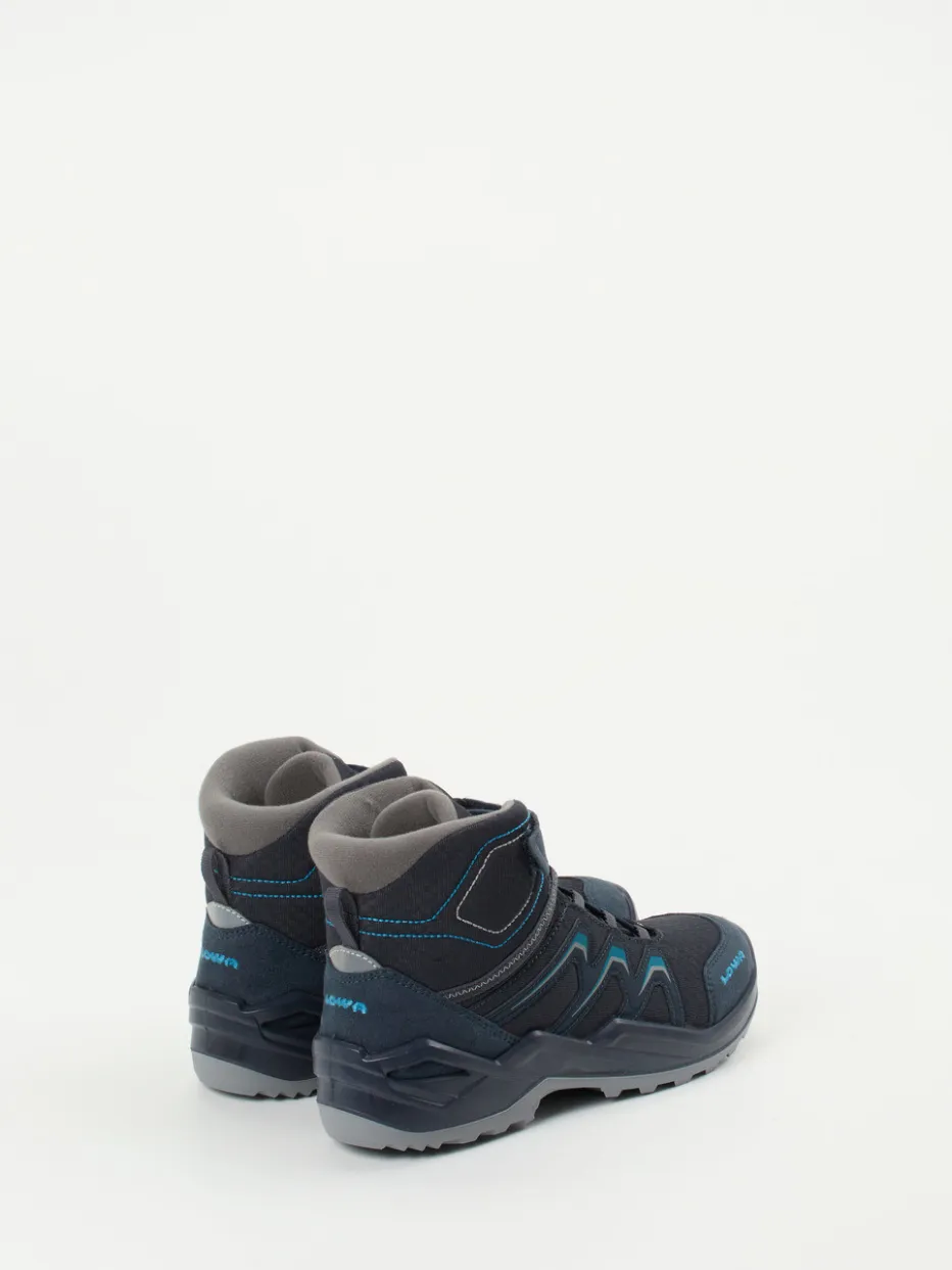 – Klettboots aus Veloursleder Dunkel*Lowa Hot