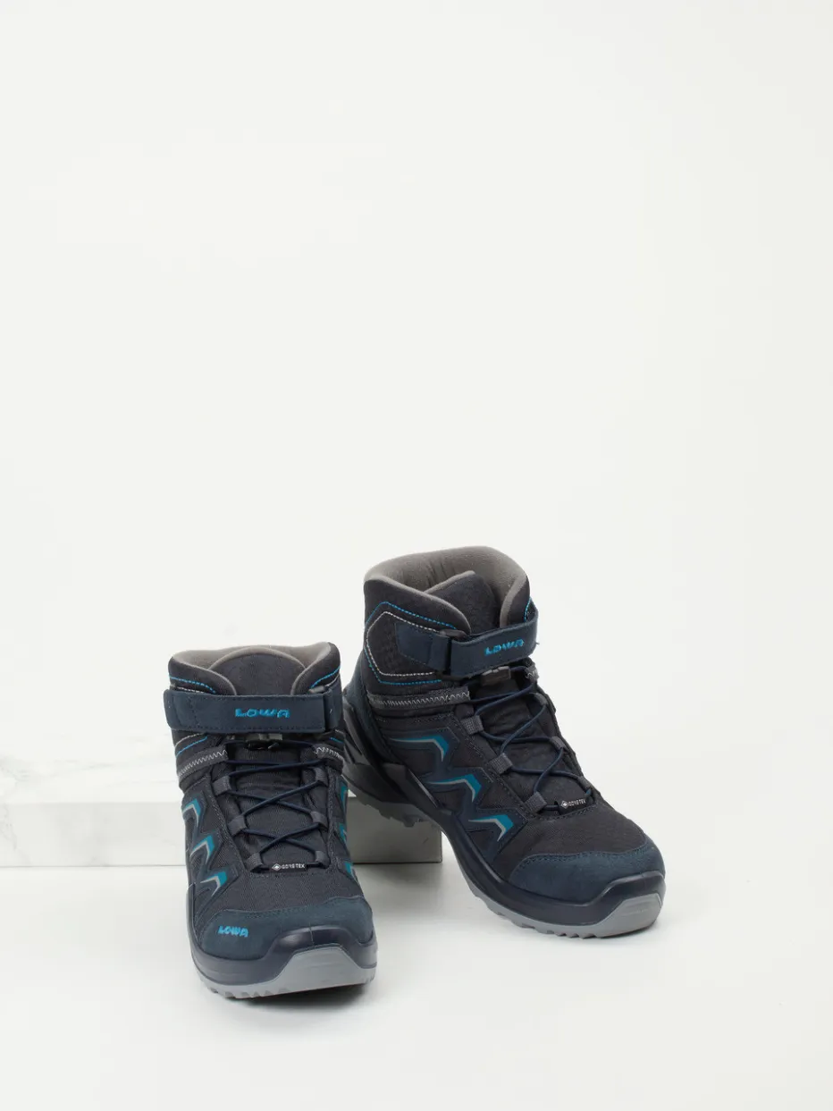 – Klettboots aus Veloursleder Dunkel*Lowa Hot