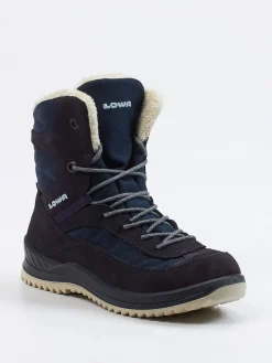 Kinder Lowa – Winterstiefel aus Veloursleder Dunkel