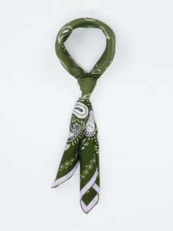 – Bandana aus Seide in Oliv*Lua Accessories Outlet