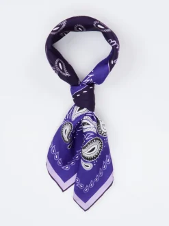 Damen Lua Accessories – Bandana aus Seide in Indigo