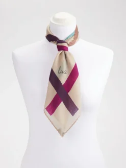 – Halstuch aus Stoff in Karodessin*Lua Accessories