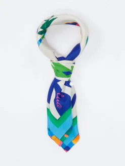 Damen Lua Accessories – Seidentuch aus Seide in Kobalt