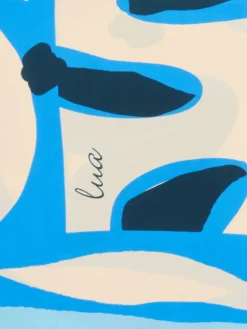 – Seidentuch aus Seide in Blau-*Lua Accessories Clearance