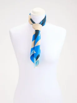 – Seidentuch aus Seide in Blau-*Lua Accessories Clearance