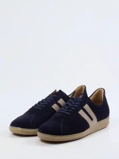 – Retro-Sneaker aus Veloursleder Dunkel*Ludwig Reiter New