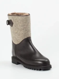 Damen Ludwig Reiter – Winterstiefel aus Kalbleder und Wollfilz