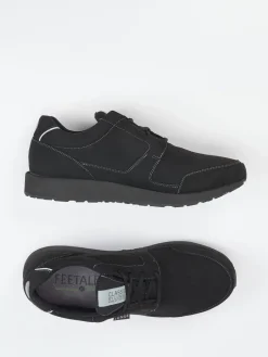 – Schnürschuh aus Textil in Veloursoptik*Lunge Clearance