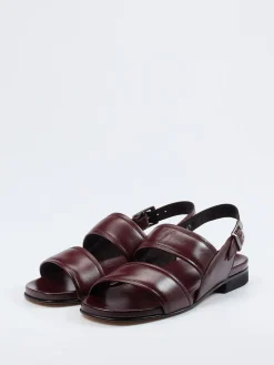 – Sandalen aus Ziegenleder bordeaux*Maestro Eugenio Clearance