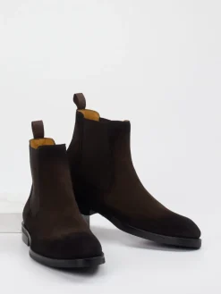 – Chelsea Boots aus Veloursleder Dunkel*Magnanni Clearance
