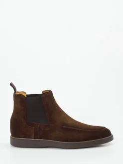 Herren Magnanni – Chelsea Boots aus Veloursleder dunkel