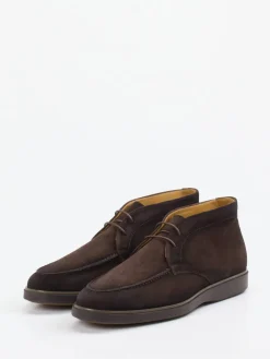 Herren Magnanni – Desert Boots aus Veloursleder Dunkel